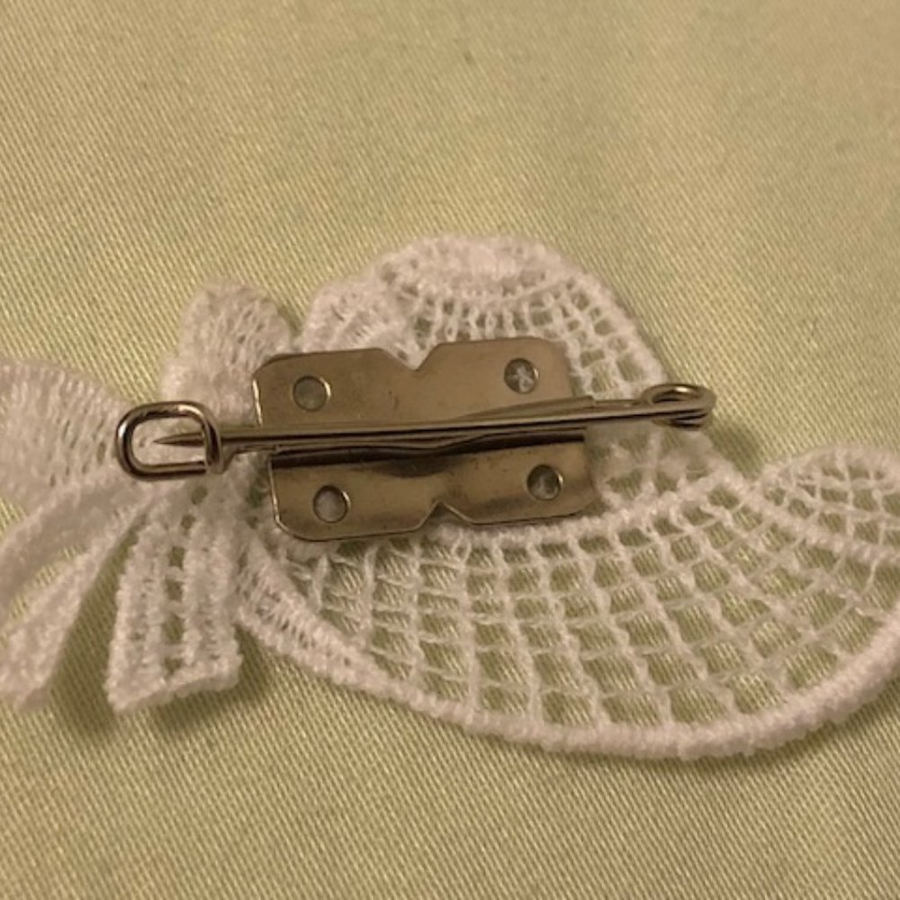 VINTAGE CROCHET HAT BROOCH PIN JOIE d' offrir - Picture 4 of 8